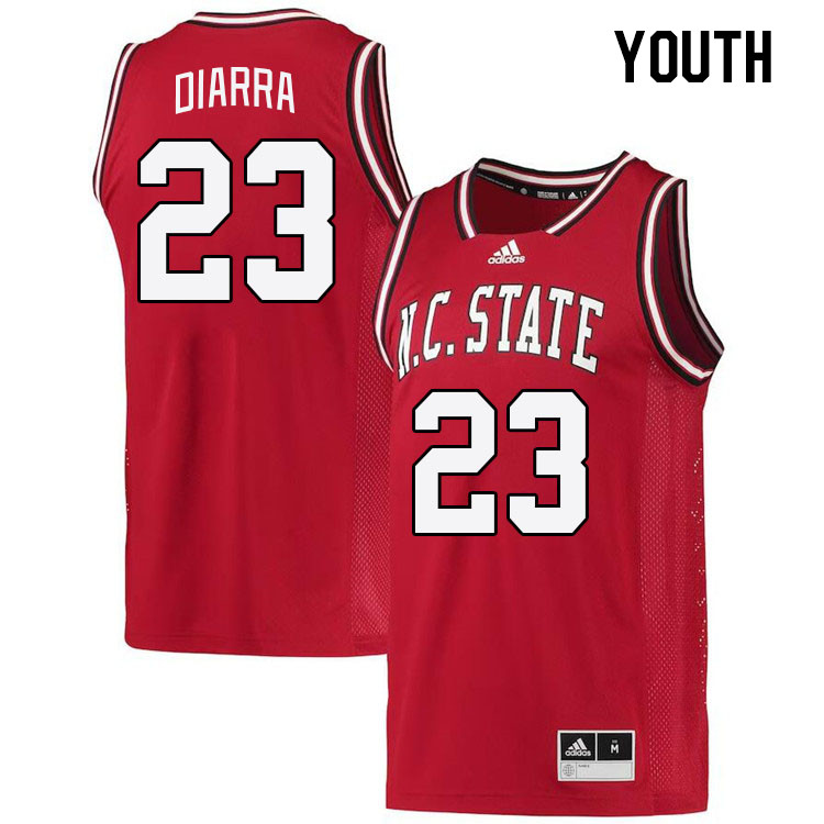 Youth #23 Mohamed Diarra NC State Wolfpack College Basketball Jerseys Stitched Sale-Retro
